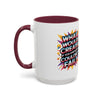 Motivational Color Pop Mug – "What Would Create If You Knew You Couldn't Fail?"