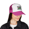 Trucker Cap – “Low Battery 6% / High Anxiety 100%” Graphic Mesh Hat