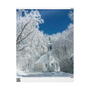 Winter Snow Chapel Wrapping Paper — Scenic Holiday Gift Wrap