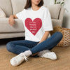 you are literally the only person I like T-Shirt | Heart Typography Valentine