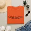 World Champion Overthinking T-Shirt — Funny Anxiety Humor Tee