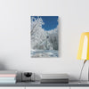 Winter Church Canvas Print