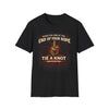 Tie A Knot T-Shirt — "When You Are At The End Of Your Rope" Inspirational Rope Graphic Tee
