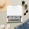 Low Battery High Anxiety T-Shirt — Funny Mental Health Graphic Tee