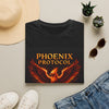 Phoenix Protocol T-Shirt — Fiery Phoenix Graphic Tee (Jeffrey Simmons)