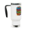 Stainless Steel Travel Mug with Handle, 14oz