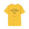 World Champion Overthinking T-Shirt — Funny Anxiety Humor Tee