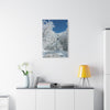 Winter Church Canvas Print