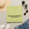 World Champion Overthinking T-Shirt — Funny Anxiety Humor Tee