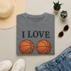 Ladies Funny Basketball T-Shirt — Funny Basketball Tee for Women
