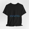 BOOKED outline text shirt Tee | hollow font minimalist typography
