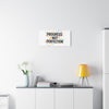Progress Not Perfection Canvas | Handwritten Marker Brush Script, Motivational Wall Art