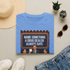 Funny Game Show T-Shirt — "Name Something a Drug Dealer Always Says" Graphic Tee