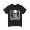 Skull & Bones Graphic Tee — Gothic Skull T-Shirt for Halloween & Alternative Style
