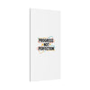 Progress Not Perfection Canvas | Handwritten Marker Brush Script, Motivational Wall Art