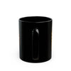 Funny "I'm Fine" Coffee Mug — Relatable Mental Health Humor Black Ceramic Mug (11oz & 15oz)