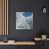 Winter Church Canvas Print