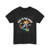 Bad to the Bone Skateboard Skeleton T‑Shirt