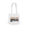 Canvas Tote Bag — "Retail Therapy" Printed Shopper