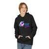 Glitch Comet Hoodie – Retro Vaporwave 'You Knew You Couldn't Fly' Graphic