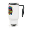 Stainless Steel Travel Mug with Handle, 14oz
