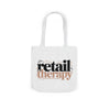 Canvas Tote Bag — "Retail Therapy" Printed Shopper