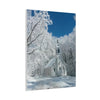 Winter Church Canvas Print