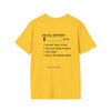 Social Battery: 3% T-Shirt — Introvert Graphic Tee