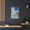 Winter Church Canvas Print