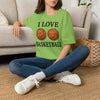 Ladies Funny Basketball T-Shirt — Funny Basketball Tee for Women
