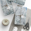 Winter Snow Chapel Wrapping Paper — Scenic Holiday Gift Wrap