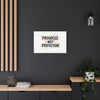 Progress Not Perfection Canvas | Handwritten Marker Brush Script, Motivational Wall Art