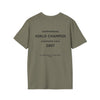 World Champion Overthinking T-Shirt — Funny Anxiety Humor Tee