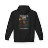 Unisex Fleece Hoodie - 'The Edge is Gone' Inspirational Design