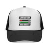 Trucker Cap – “Low Battery 6% / High Anxiety 100%” Graphic Mesh Hat