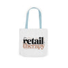 Canvas Tote Bag — "Retail Therapy" Printed Shopper