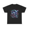 Cosmic Skull Tee — Neon Space Skull Graphic T-Shirt