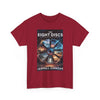 The Eight Discs Book Cover T‑Shirt — Fantasy Sci‑Fi Novel Tee by Jeffrey Simmons