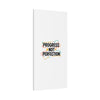 Progress Not Perfection Canvas | Handwritten Marker Brush Script, Motivational Wall Art