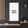 Progress Not Perfection Canvas | Handwritten Marker Brush Script, Motivational Wall Art