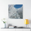 Winter Church Canvas Print