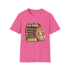 "When I Say I'm Fine" Funny Mental Health Graphic T-Shirt