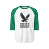 Eagle 'Never Give Up' Raglan Shirt