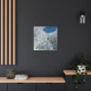 Winter Church Canvas Print