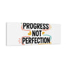 Progress Not Perfection Canvas | Handwritten Marker Brush Script, Motivational Wall Art