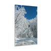Winter Church Canvas Print