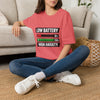 Low Battery High Anxiety T-Shirt — Funny Mental Health Graphic Tee