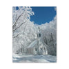 Winter Church Canvas Print