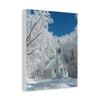 Winter Church Canvas Print