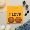 Ladies Funny Basketball T-Shirt — Funny Basketball Tee for Women